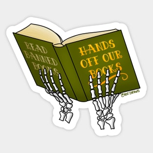 Read More Banned Books Spooky Sticker